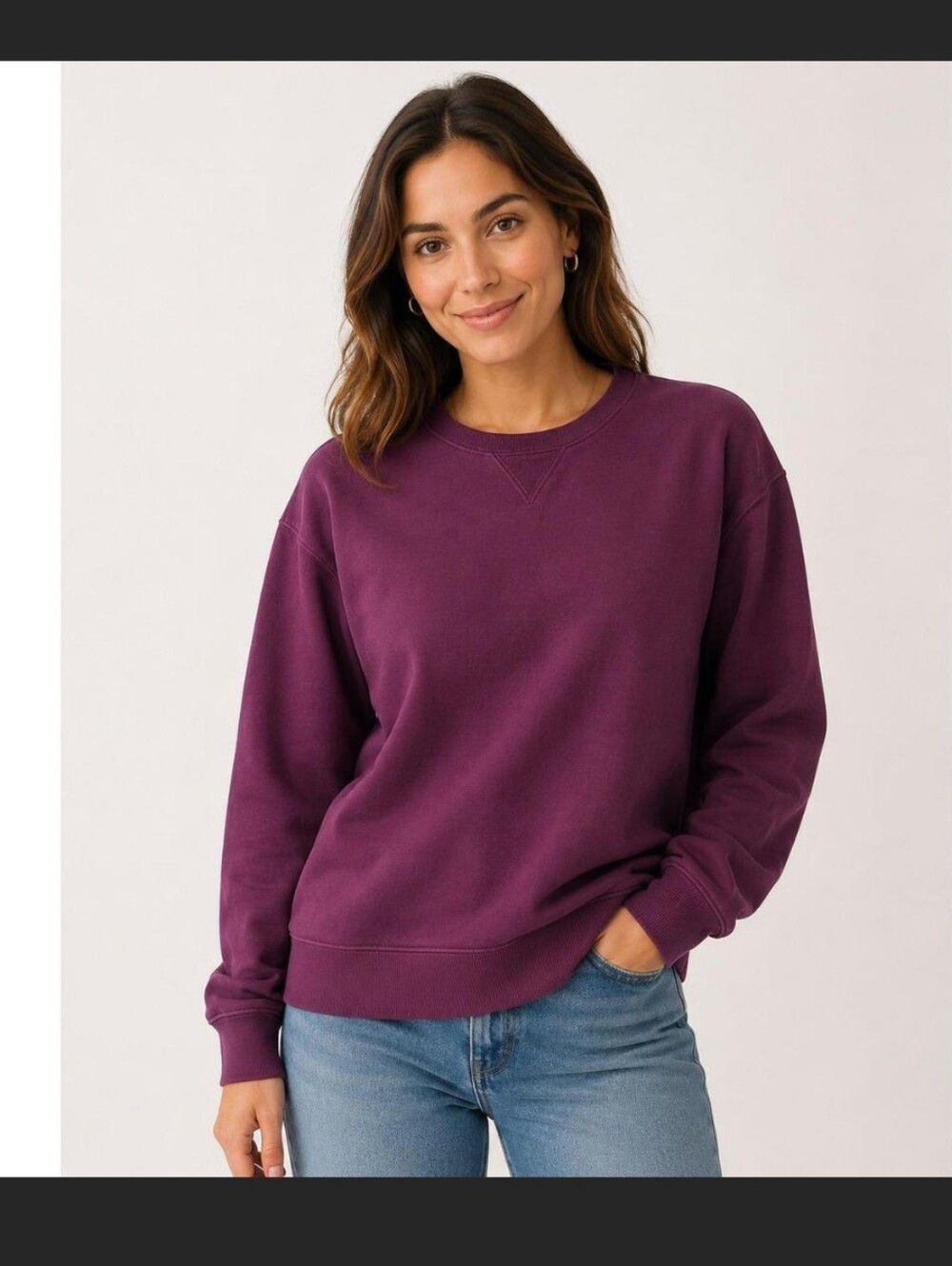 Quince Organic Heavyweight Fleece Boyfriend Crew